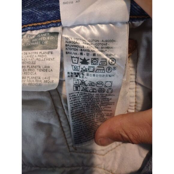 Levi's Jeans 501 CT Mens 32x28 (actual) Slim Custom Tapered Button Fly Denim - Picture 11 of 12